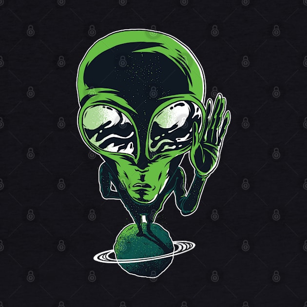 ALIEN ON PLANET by madeinchorley